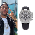 Rolex Daytona Eye of Tiger White Diamond Watch