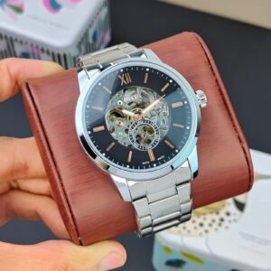 FOSSIL TOWNSMAN MEN’S AUTOMATIC WRISTWATCH SPECIFICALLY IDENTIFIED AS A SKELETON DIAL ME3153😍😍💥💥