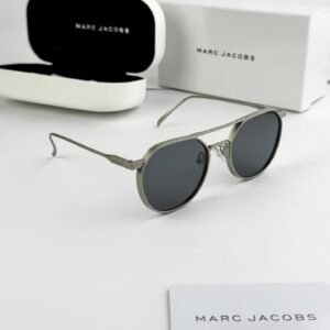 Marc Jacobs 5051 Silver Black Sunglasses – Modern Designer Eyewear