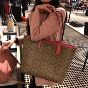 Coach Signature City Tote Bag – Designer Everyday Tote