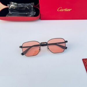 Cartier 2684 Black Orange Sunglasses – Bold Luxury Designer Eyewear