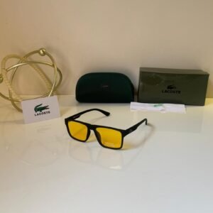 Lacoste 82029 Yellow Black Sunglasses – Sporty Designer Eyewear