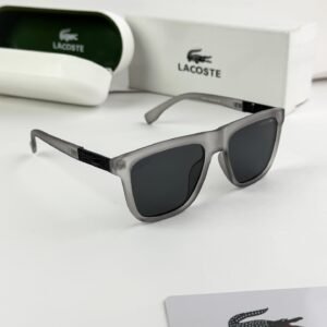 Lacoste 681 Grey Black Sunglasses – Sporty Designer Eyewear