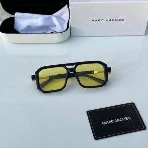 Marc Jacobs Black Yellow Sunglasses – Bold Designer Eyewear