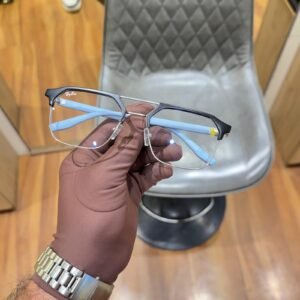 Ray-Ban Silver Black Blue Piano Sunglasses – Modern Designer Eyewear