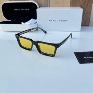Marc Jacobs Black Yellow Sunglasses – Bold Designer Eyewear