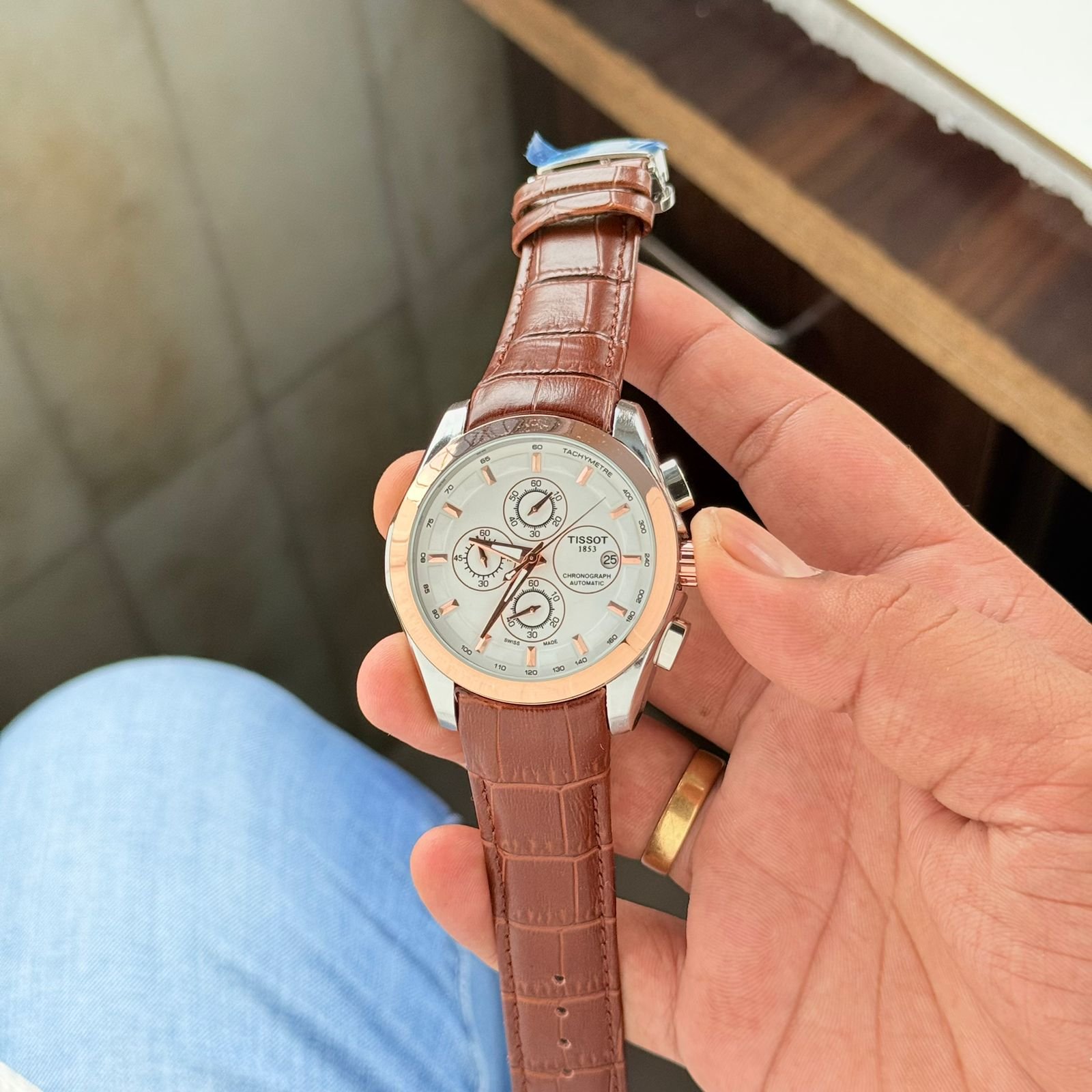 Tissot Couturier Leather 1853