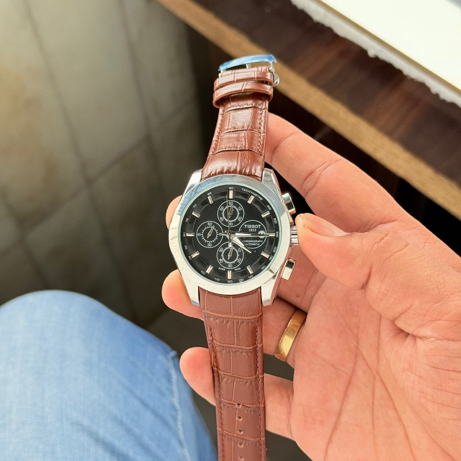 Tissot Couturier Leather 1853