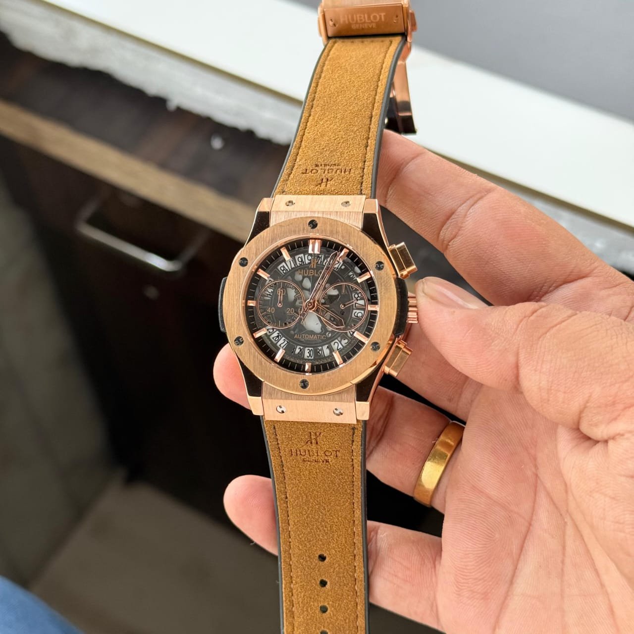 Hublot Big Bang Classic Leather Belt