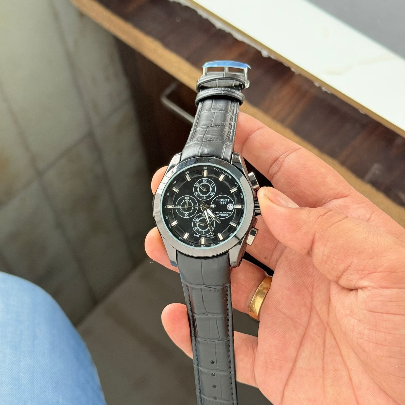 Tissot Couturier Leather 1853