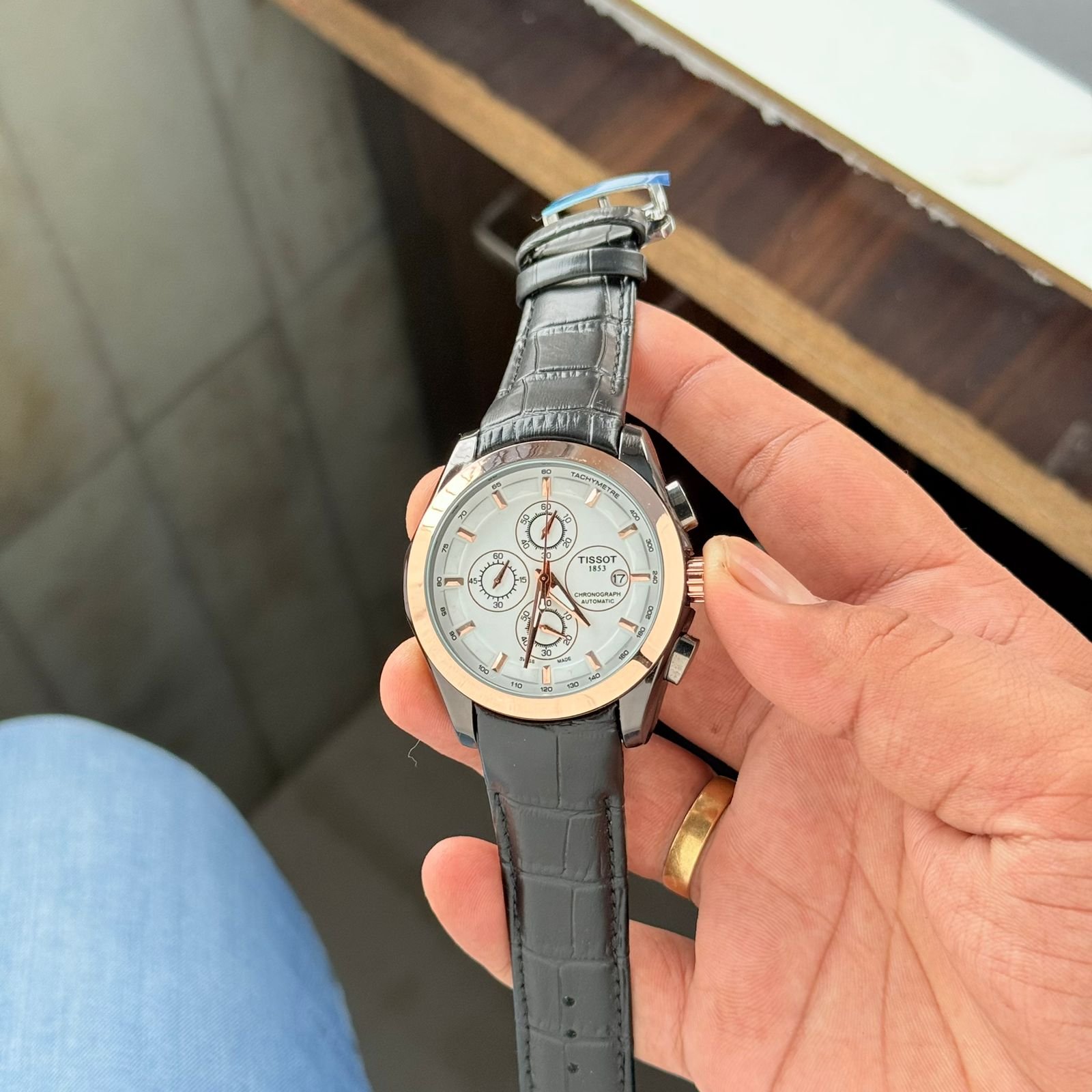 Tissot Couturier Leather 1853