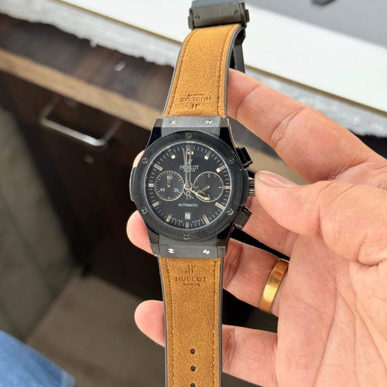 Hublot Big Bang Classic Leather Belt