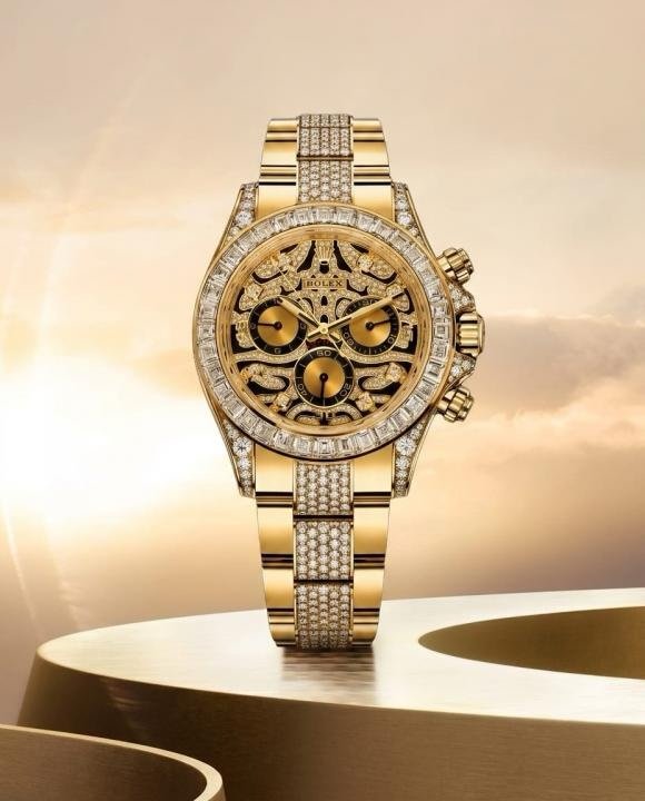 Rolex Daytona Ramzan Special Gold Diamond Metal Watch